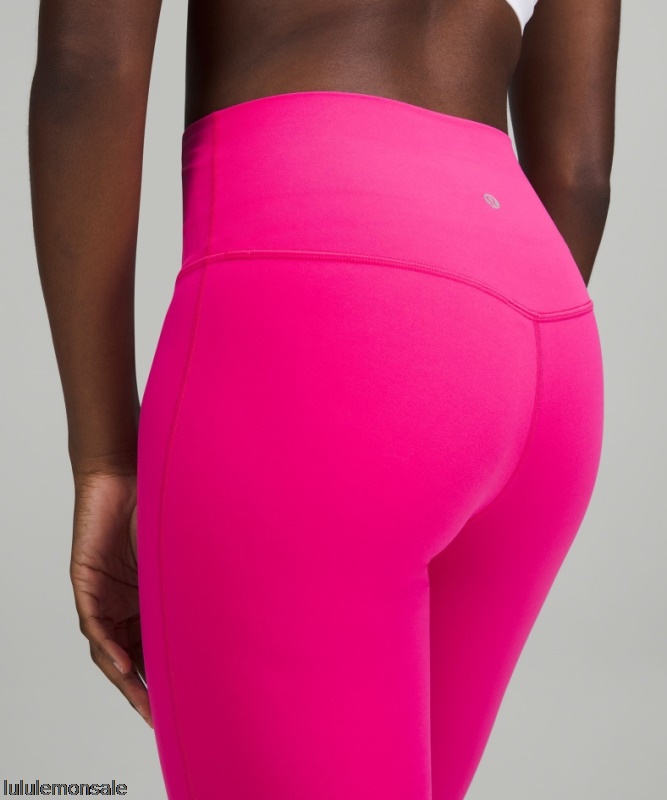 Lululemon Damen DELULU108 | Ausrichten High-rise Crop 17 Sonic Pink